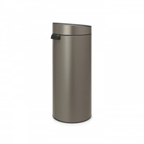 Купить Бак Brabantia Touch Bin New мусорный, платиновый, 30 л по низкой цене