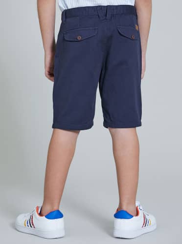 Купить Шорты-бермуды Piazza Italia, синие по низкой цене