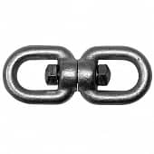 Купить Вертлюг петля-петля Tech-Krep оцинкованный 16 мм по низкой цене