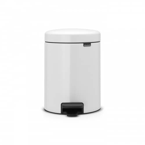 Купить Бак Brabantia newicon мусорный, белый, с внутренним ведром, 5 л по низкой цене