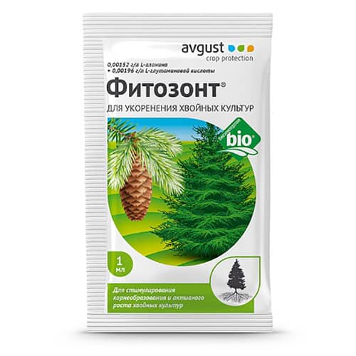 Купить Природный укоренитель хвойных культур Фитозонт Хвойный Avgust 1 мл по низкой цене