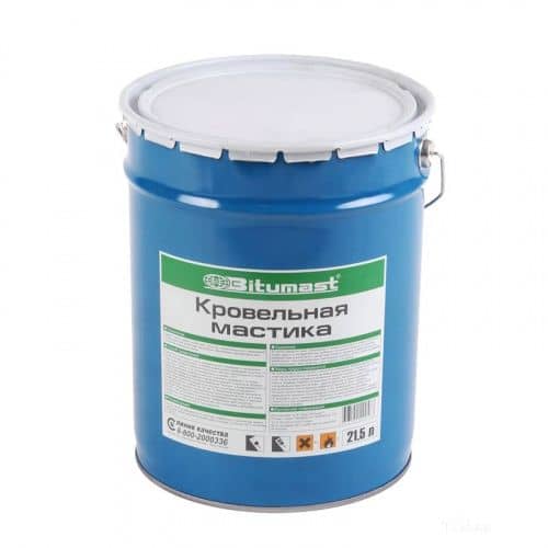 Купить Мастика Bitumast кровельная, металлическое ведро, 21,5 л по низкой цене