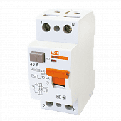 Купить Устройство защитного отключения TDM electric ВД1-63 40 А 30 мА 2П (1P+N) по низкой цене