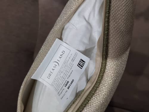 Купить Подушка Dream Land декоративная микровелюр кремовый 35х55 см по низкой цене