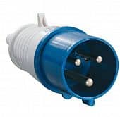 Купить Вилка IEK ССИ-023 PSR01-032-3 32А 2P+PE 220В силовая по низкой цене