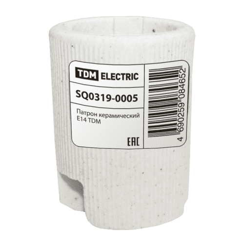 Купить Патрон TDM electric Е14, керамический, подвесной, 2А, 230В по низкой цене