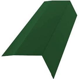Купить Планка карнизная для металлочерепицы, зеленый мох, 2 м по низкой цене