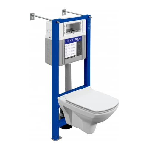 Купить Инсталляция Cersanit CARINA XL с унитазом без кнопки по низкой цене