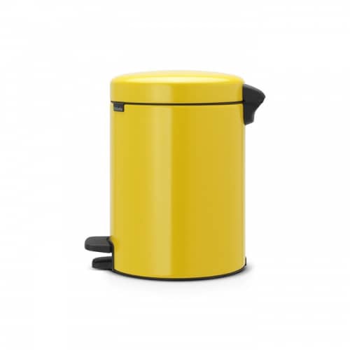 Купить Бак Brabantia newicon мусорный, желтая маргаритка, 5 л по низкой цене