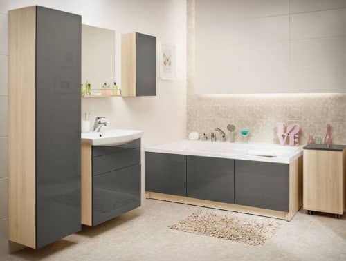 Купить Ванна Cersanit Smart правая, без ножек, белая, Сорт 1 170х80 см по низкой цене