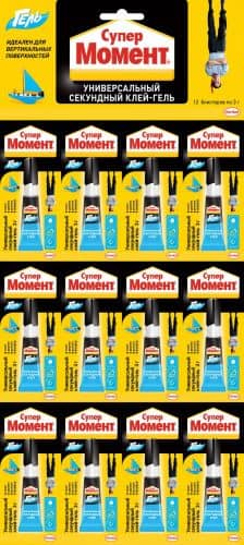 Купить Клей Henkel Супер Момент Гель на мульти-карте 12 шт 3 г по низкой цене