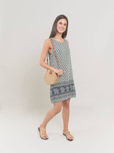 Купить Платье Piazza Italia цвет милитари по низкой цене