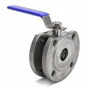 Купить Кран нержавеющий стальной шаровой фланцевый двухходовой Valveinox, сталь SS AISI304 DN80 3" PN16 230°C по низкой цене