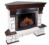 Купить Каминокомплект Royal Flame Pierre Luxe Dioramic 25 FX, угловой, темный дуб по низкой цене