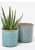 Купить Кашпо керамическое, L Tuscany Blue Indoor Pots Collection Burgon & Ball по низкой цене