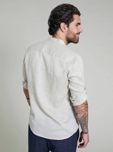 Купить Рубашка Piazza Italia цвета слоновой кости по низкой цене