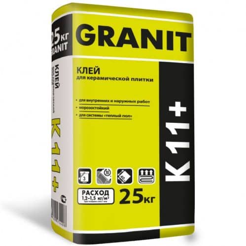 Купить Клей Granit К-11+ 25 кг по низкой цене