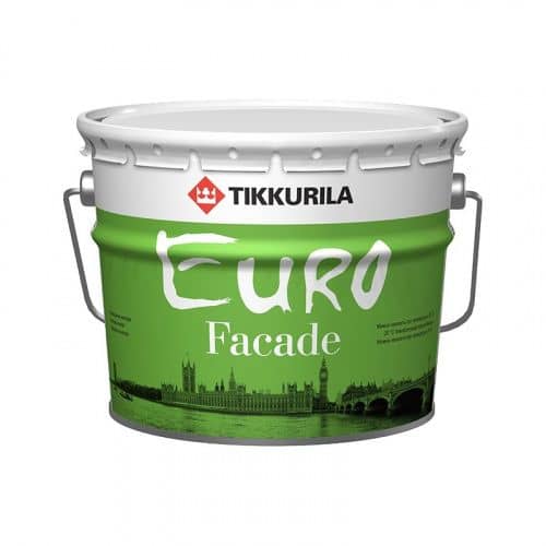 Купить Краска Tikkurila EURO Fasade КА в/д фасадная 9 л по низкой цене