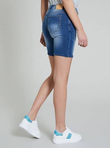 Купить Шорты-бермуды Piazza Italia джинсовые, светло-синие по низкой цене