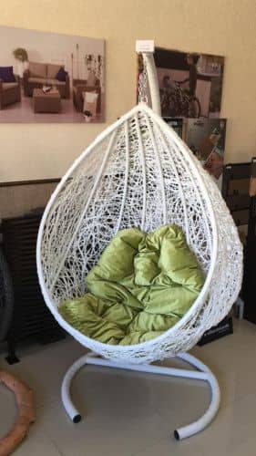 Купить Кресло Кипр подвесное из искусственного ротанга по низкой цене