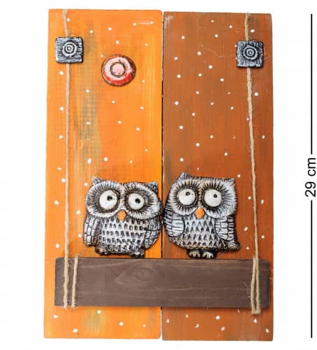 Купить KK-504 Панно КоКо Шамель "Совы на качелях" шамот по низкой цене
