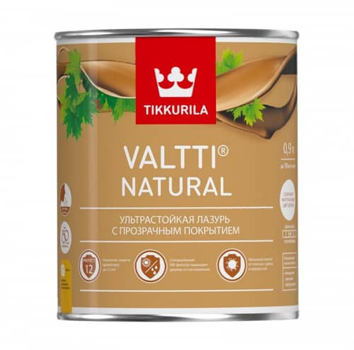 Купить Антисептик Tikkurila Valti Natural полуглянцевый 2,7 л по низкой цене