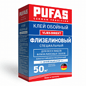 Купить Клей Pufas Vlies Kleber Флизелиновый обойный специальный с индикатором 325 г по низкой цене