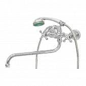 Купить Смеситель Zerich Крест SBZC 1279 для ванны, двуручный по низкой цене