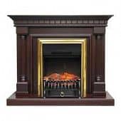 Купить Каминокомплект Royal Flame Dallas Fobos FX Brass, темный дуб по низкой цене