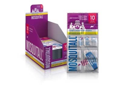 Купить Пластины Mosquitall от комаров, профессиональная защита, 10 штук по низкой цене