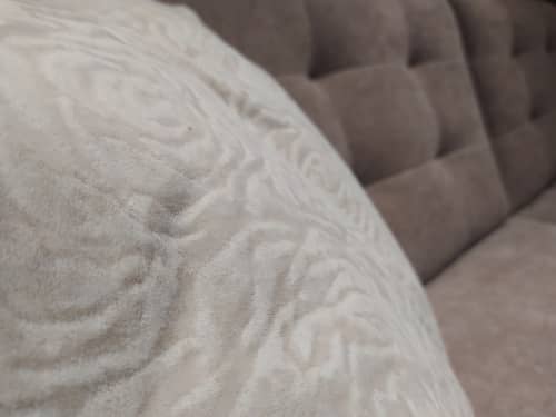 Купить Подушка Valles №22 декоративная флок кремовый 45x45 см по низкой цене