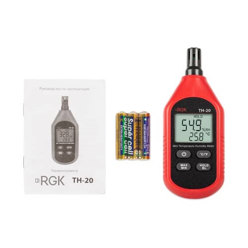 Купить Термогигрометр RGK TH-20 с поверкой по низкой цене