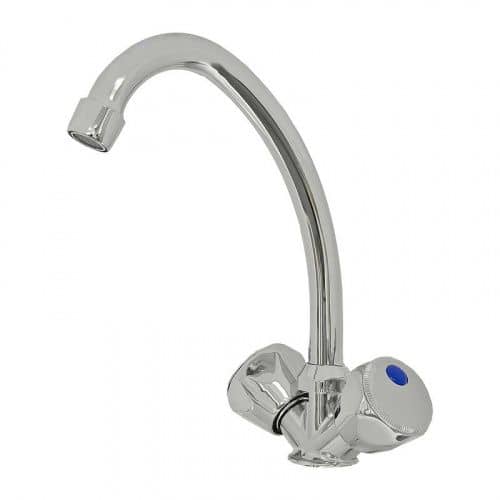 Купить Смеситель Zerich Мария SKZC 1204 для кухни, двуручный по низкой цене