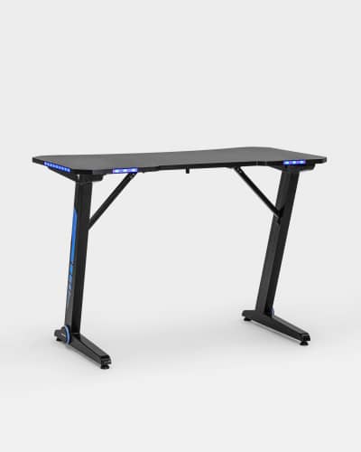 Купить Стол геймерский TopChairs Arena LED черный по низкой цене
