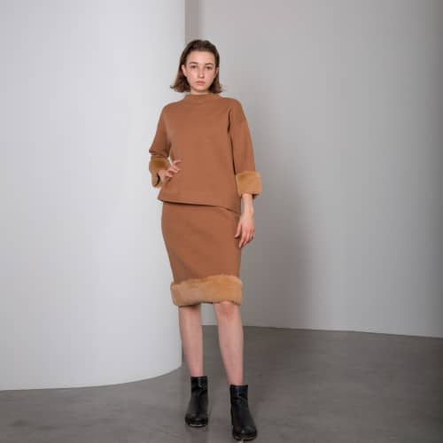 Купить Костюм Lara FF05988AB коричневый по низкой цене