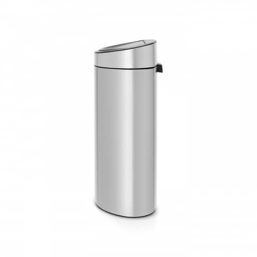 Купить Бак Brabantia Touch Bin New мусорный, серый металлик, 40 л по низкой цене