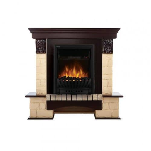 Купить Каминокомплект Electrolux Forte Classic EFP P-1020LS, бежевый камень, тёмный дуб по низкой цене