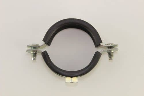 Купить Хомут 1 ½" оцинкованный, с резиновым уплотнителем (47-51) по низкой цене