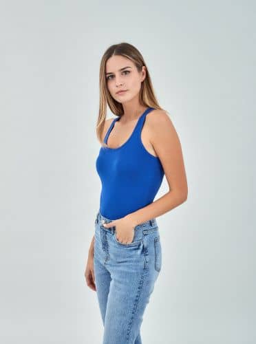 Купить Майка Piazza Italia 27176 синяя по низкой цене