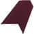 Купить Планка карнизная для металлочерепицы, красное вино, 2 м по низкой цене