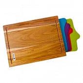 Купить Доска Erringen разделочная с 4-мя сменными пластиковыми поверхностями, 33х24 см по низкой цене