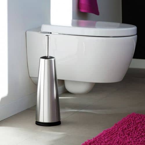 Купить Ершик Brabantia Classic туалетный, с подставкой, стальной матовый по низкой цене