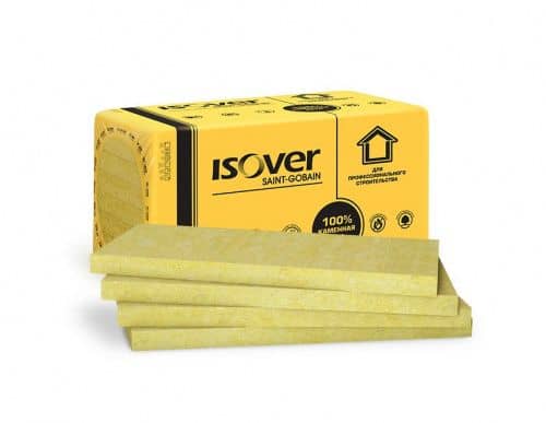 Купить Вата Isover Фасад плита базальтовая 1000х600х50 мм 3,6 м2=0,18 м3 6 шт по низкой цене