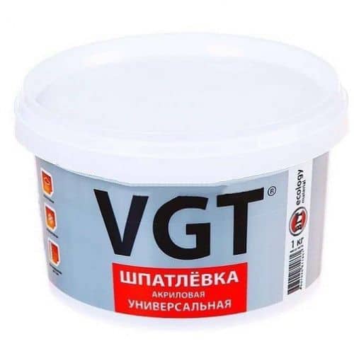 Купить Шпатлевка VGT акриловая универсальная 1 кг по низкой цене
