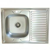 Купить Мойка Кромрус EC-220 кухонная правая стальная выпуск 1,5 дюйма по низкой цене