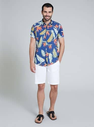 Купить Рубашка Piazza Italia цвет моря по низкой цене