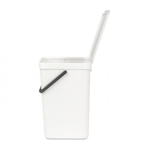 Купить Ведро Brabantia Sort & Go мусорное, встраиваемое, белое, 16 л по низкой цене