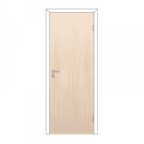 Купить Дверное полотно Olovi, глухое, беленый дуб, 600x40х2000 мм, с/ф по низкой цене