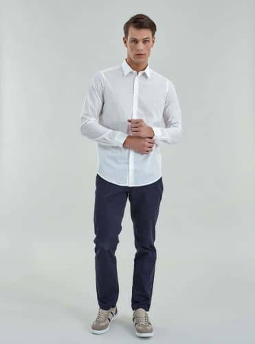 Купить Рубашка Piazza Italia белая по низкой цене