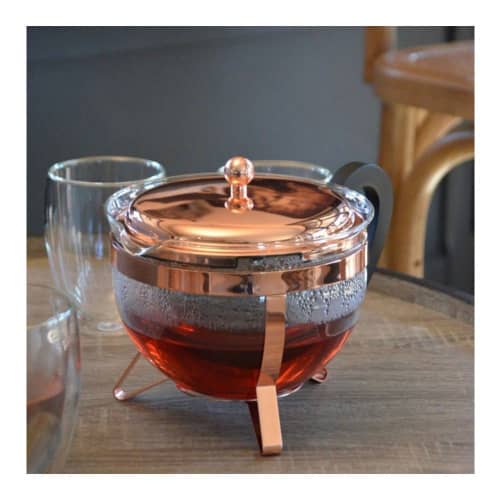 Купить Чайник Bodum Chambord заварочный с фильтром, золотой, 1,3 л по низкой цене
